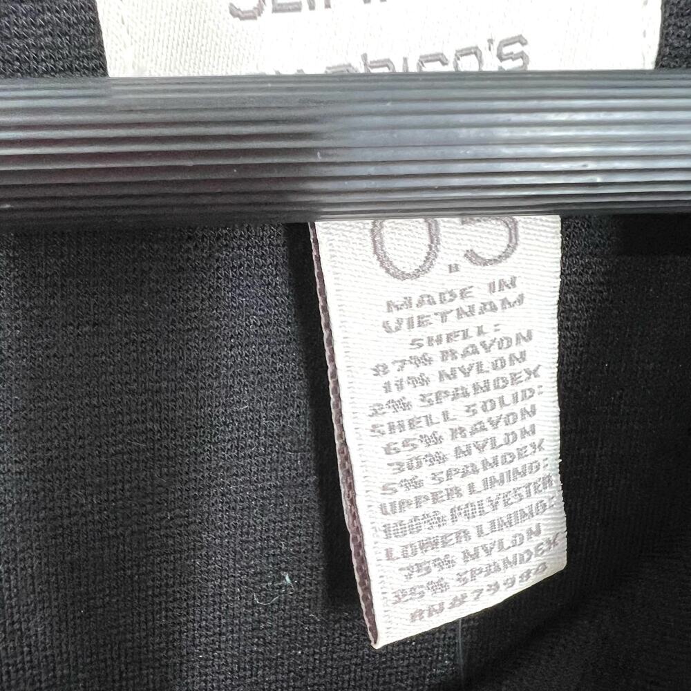 NEW NWT Chicos So Slimming 0.5 Small/Medium Black Business Dress Leopard Dinner - Picture 7 of 8